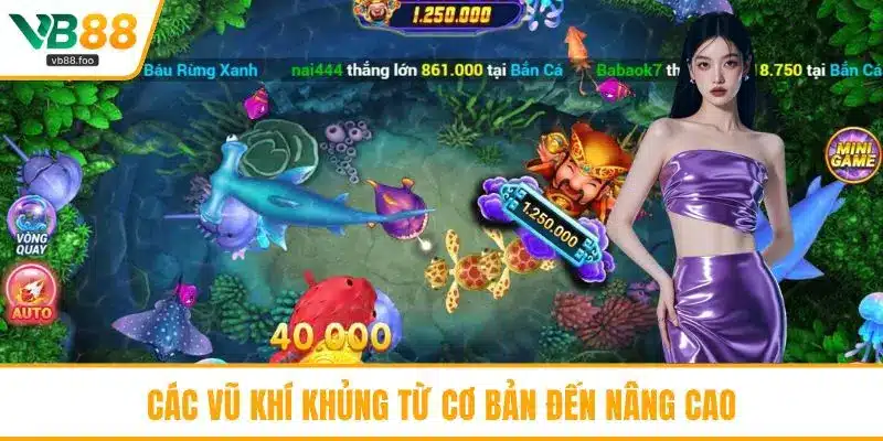 Các vũ khí khủng từ cơ bản đến nâng cao Các vũ khí khủng từ cơ bản đến nâng cao