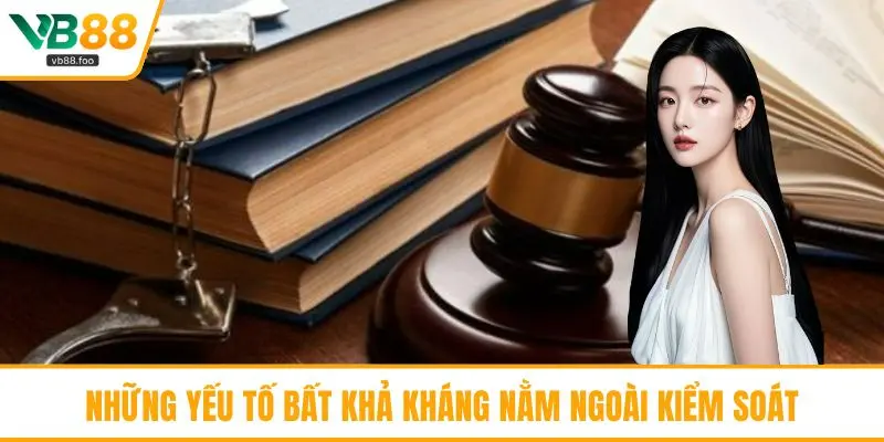 Những yếu tố bất khả kháng nằm ngoài kiểm soát Những yếu tố bất khả kháng nằm ngoài kiểm soát